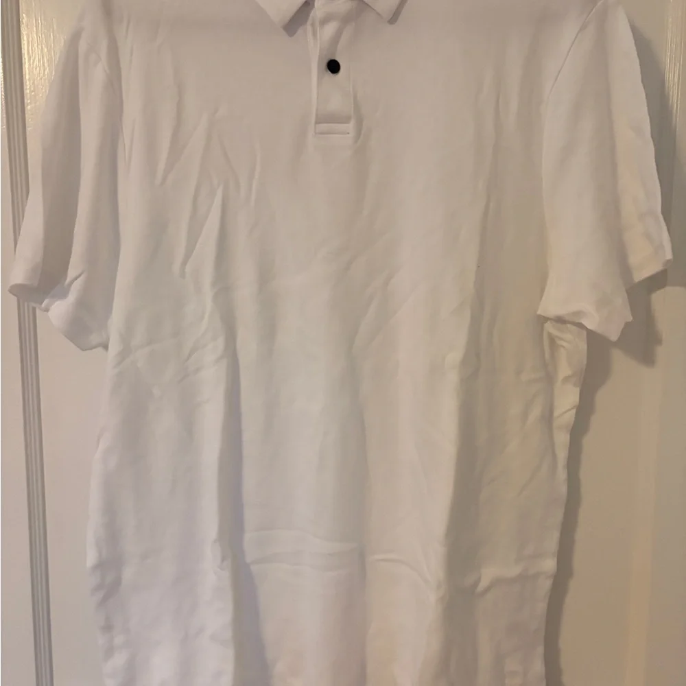 Banana Republic White Polo Shirt